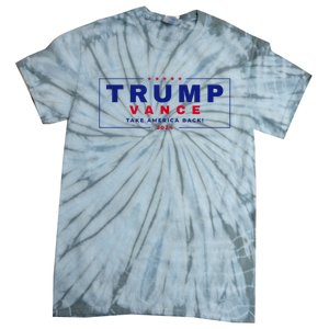 Trump Vance 2024 Donald Trump J.D. Vance Take America Back Tie-Dye T-Shirt