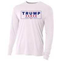 Trump Vance 2024 Donald Trump J.D. Vance Take America Back Cooling Performance Long Sleeve Crew