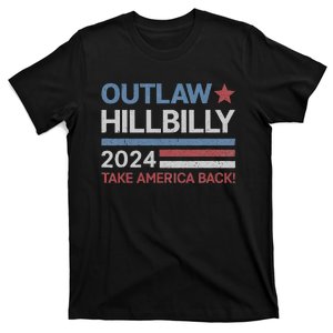 Trump Vance 2024 Donald Trump J.D. Vance Outlaw Hillbilly T-Shirt