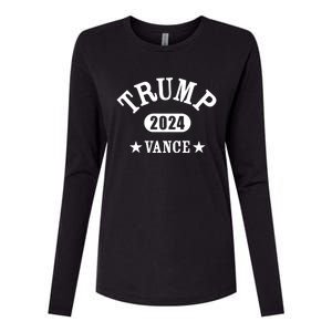 Trump Vance 2024 Athletic Design Gift Womens Cotton Relaxed Long Sleeve T-Shirt