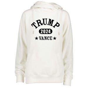 Trump Vance 2024 Athletic Design Gift Womens Funnel Neck Pullover Hood