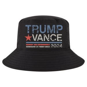 Trump Vance 2024 Retro Featuring Trump And Jd Vance Cool Comfort Performance Bucket Hat