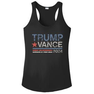 Trump Vance 2024 Retro Featuring Trump And Jd Vance Ladies PosiCharge Competitor Racerback Tank