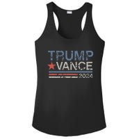 Trump Vance 2024 Retro Featuring Trump And Jd Vance Ladies PosiCharge Competitor Racerback Tank