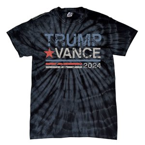 Trump Vance 2024 Retro Featuring Trump And Jd Vance Tie-Dye T-Shirt