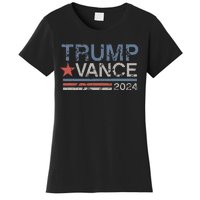 Trump Vance 2024 Retro Featuring Trump And Jd Vance Women's T-Shirt