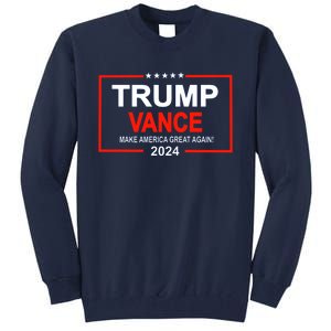 Trump Vance 24 Make America Great Again Usa Election Tall Sweatshirt