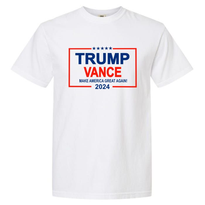 Trump Vance 24 Make America Great Again Usa Election Garment-Dyed Heavyweight T-Shirt