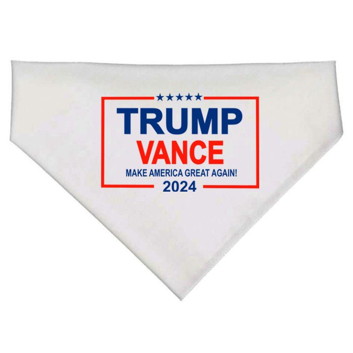 Trump Vance 24 Make America Great Again Usa Election USA-Made Doggie Bandana