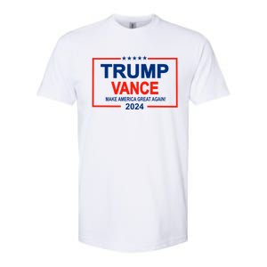 Trump Vance 24 Make America Great Again Usa Election Softstyle CVC T-Shirt