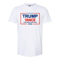 Trump Vance 24 Make America Great Again Usa Election Softstyle CVC T-Shirt