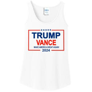 Trump Vance 24 Make America Great Again Usa Election Ladies Essential Tank