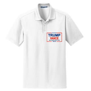 Trump Vance 24 Make America Great Again Usa Election Dry Zone Grid Polo