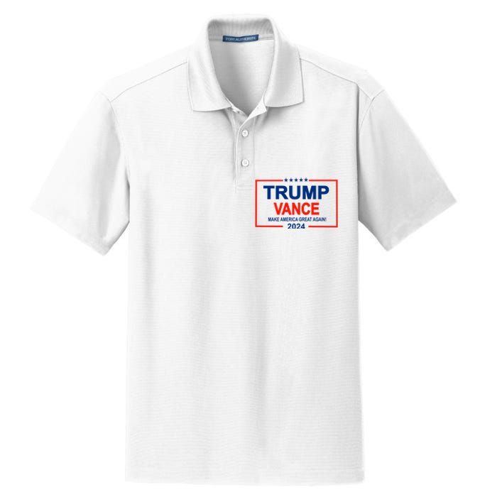 Trump Vance 24 Make America Great Again Usa Election Dry Zone Grid Polo