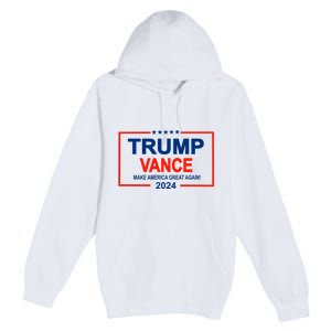 Trump Vance 24 Make America Great Again Usa Election Premium Pullover Hoodie