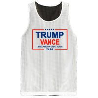 Trump Vance 24 Make America Great Again Usa Election Mesh Reversible Basketball Jersey Tank