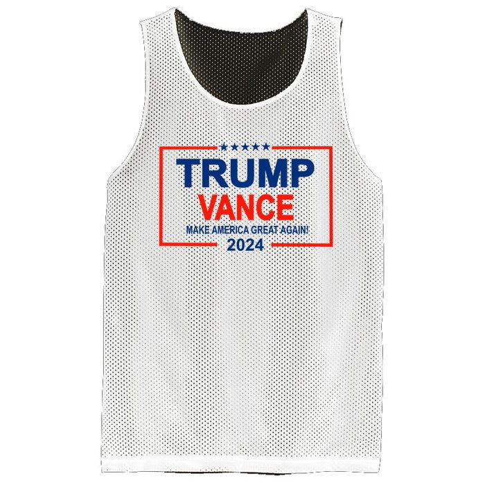 Trump Vance 24 Make America Great Again Usa Election Mesh Reversible Basketball Jersey Tank