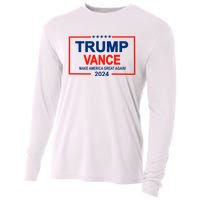 Trump Vance 24 Make America Great Again Usa Election Cooling Performance Long Sleeve Crew