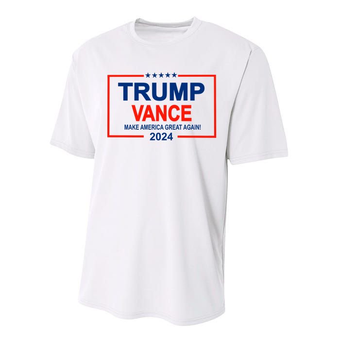 Trump Vance 24 Make America Great Again Usa Election Performance Sprint T-Shirt