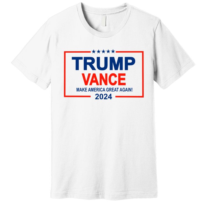 Trump Vance 24 Make America Great Again Usa Election Premium T-Shirt