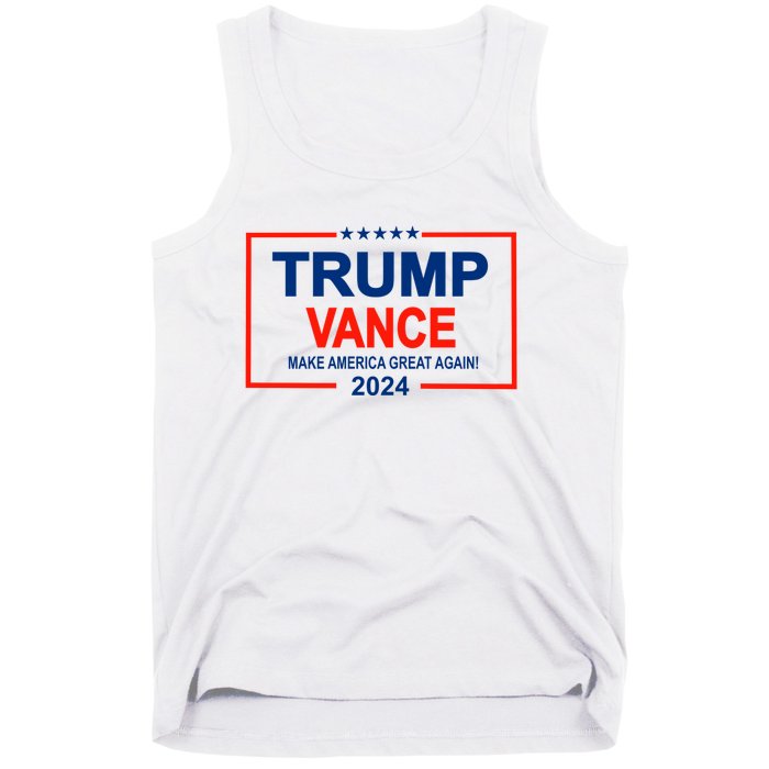 Trump Vance 24 Make America Great Again Usa Election Tank Top