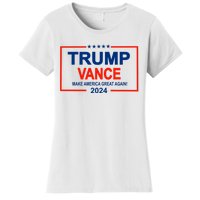 Trump Vance 24 Make America Great Again Usa Election Women's T-Shirt