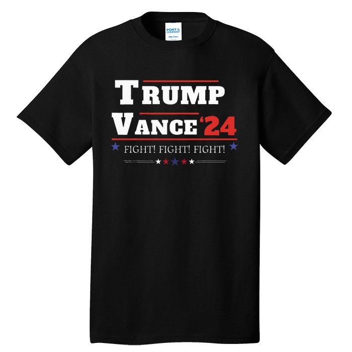 Trump Vance 2024 Donald Trump J.D. Vance Fghit Tall T-Shirt