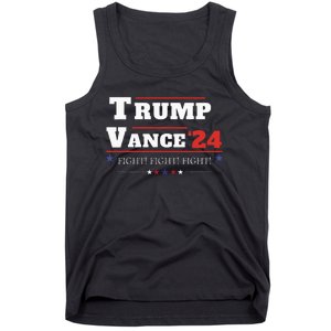 Trump Vance 2024 Donald Trump J.D. Vance Fghit Tank Top