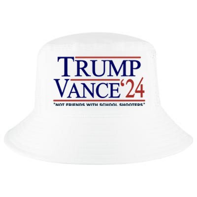 Trump Vance 24 Not Friends With School Shooters Cool Comfort Performance Bucket Hat