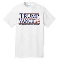 Trump Vance 24 Not Friends With School Shooters Tall T-Shirt