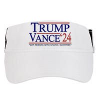 Trump Vance 24 Not Friends With School Shooters Adult Drive Performance Visor