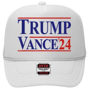 Trump Vance 24 High Crown Mesh Back Trucker Hat