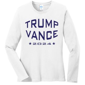 Trump Vance 2024 Gift Ladies Long Sleeve Shirt