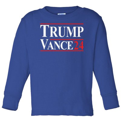 Trump Vance 24 Toddler Long Sleeve Shirt