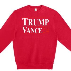 Trump Vance 24 Premium Crewneck Sweatshirt