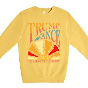 Trump Vance 2024 President Vote For A Brighter Tomorrow Premium Crewneck Sweatshirt