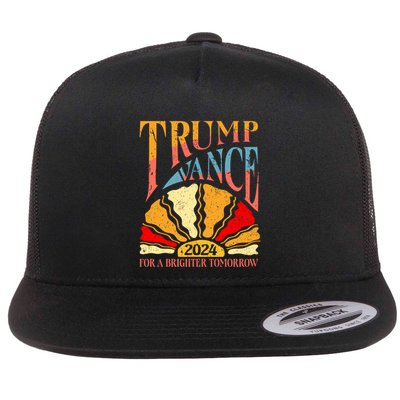 Trump Vance 2024 President Vote For A Brighter Tomorrow Flatbill Hat