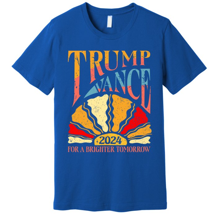 Trump Vance 2024 President Vote For A Brighter Tomorrow Premium T-Shirt