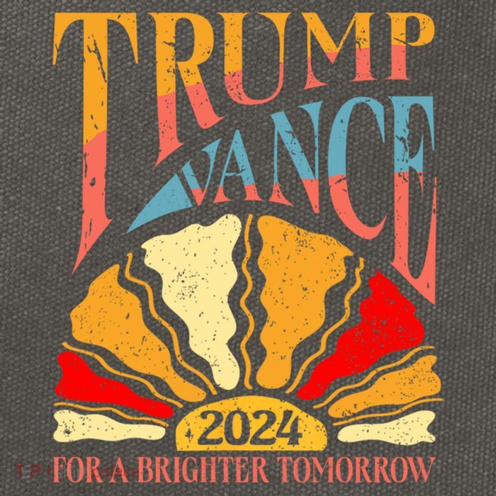 Trump Vance 2024 President Vote For A Brighter Tomorrow Cotton Canvas Backpack