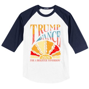 Trump Vance 2024 President Vote For A Brighter Tomorrow Baseball Sleeve Shirt