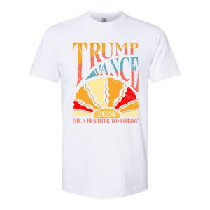 Trump Vance 2024 President Vote For A Brighter Tomorrow Softstyle CVC T-Shirt