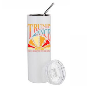 Trump Vance 2024 President Vote For A Brighter Tomorrow Stainless Steel Tumbler