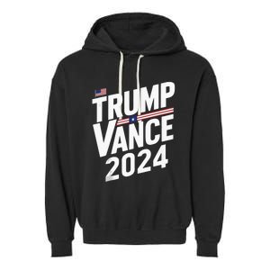 Trump Vance 2024 Election Donald Trump Jd Vance 2024 Garment-Dyed Fleece Hoodie