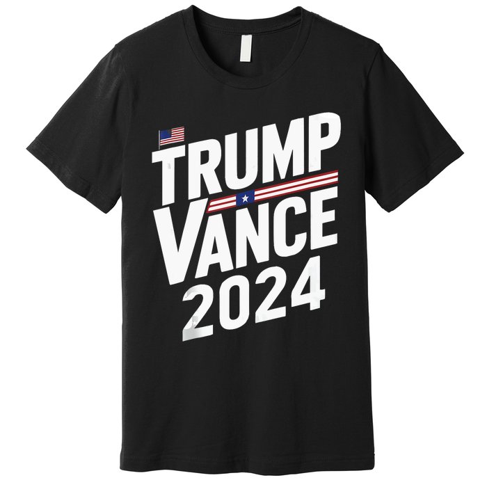 Trump Vance 2024 Election Donald Trump Jd Vance 2024 Premium T-Shirt