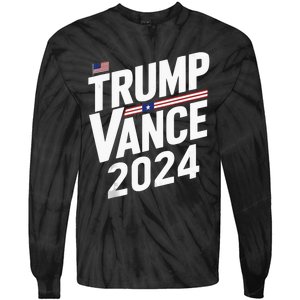 Trump Vance 2024 Election Donald Trump Jd Vance 2024 Tie-Dye Long Sleeve Shirt