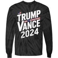 Trump Vance 2024 Election Donald Trump Jd Vance 2024 Tie-Dye Long Sleeve Shirt