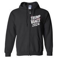 Trump Vance 2024 Election Donald Trump Jd Vance 2024 Full Zip Hoodie