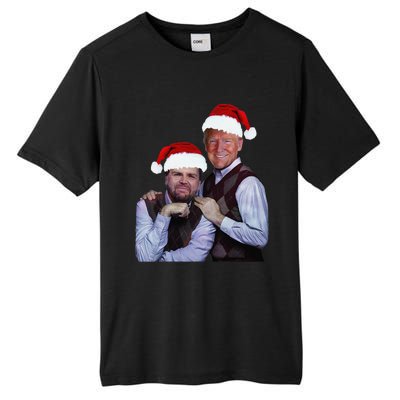 Trump Vance 2024 Brothers Santa Funny Trump Vance Christmas Tall Fusion ChromaSoft Performance T-Shirt