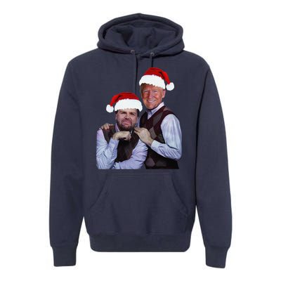 Trump Vance 2024 Brothers Santa Funny Trump Vance Christmas Premium Hoodie