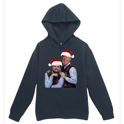 Trump Vance 2024 Brothers Santa Funny Trump Vance Christmas Urban Pullover Hoodie